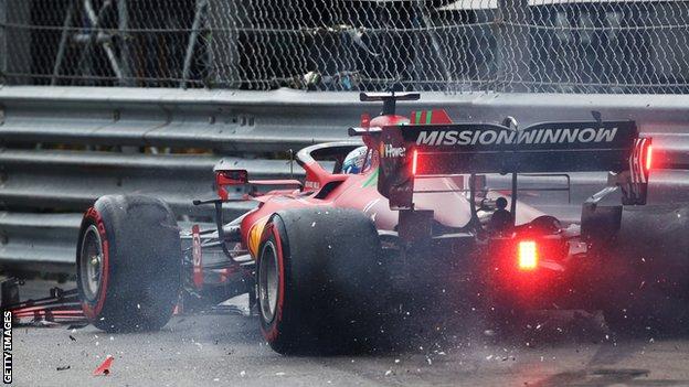 Monaco Grand Prix: Leclerc on pole position despite crash