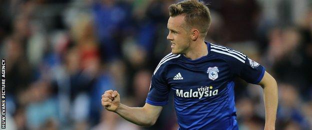 Cardiff City winger Craig Noone