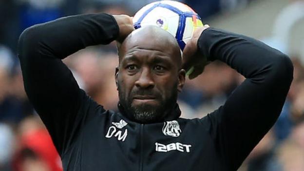 Darren Moore: West Brom caretaker boss named Premier League manager of the month