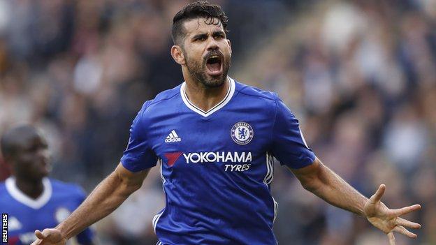 Chelsea striker Diego Costa