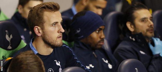 Tottenham striker Harry Kane