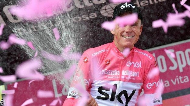 Giro d'Italia - First British winner ever in 101 years existance. _101760107_froomeepa1
