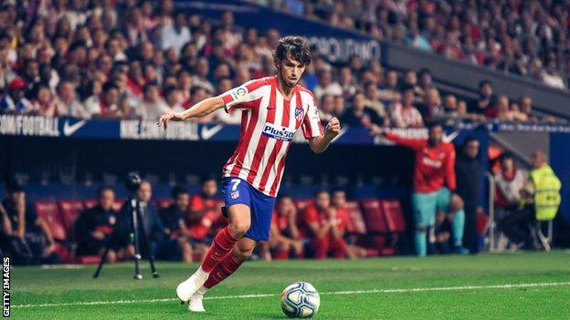 Joao Felix in action for Atletico Madrid