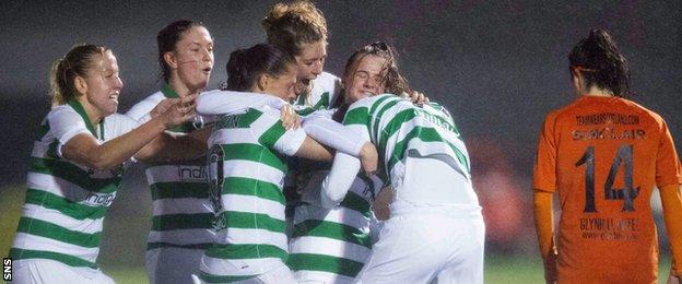 Celtic against Glasgow City
