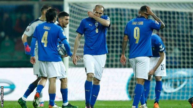 Ιταλία 0-1 Βόρεια Μακεδονία: «Ήμασταν συντετριμμένοι και συντετριμμένοι», λέει ο Τζόρτζιο Κιελίνι