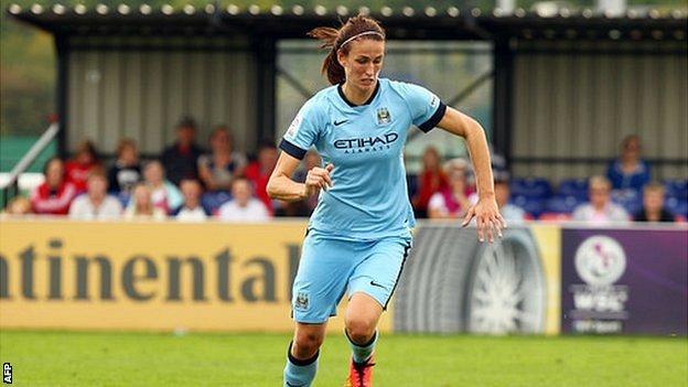 Jill Scott has been a key player for Manchester City Women. 