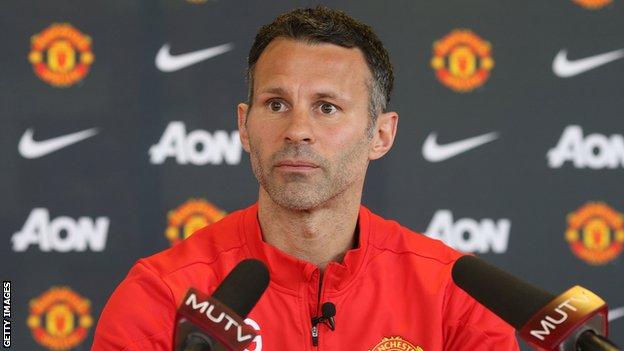 Ryan Giggs was Manchester United interim manager for four games in 2014