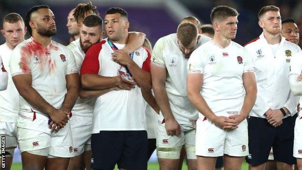 England after defeat in the Rugby World Cup final of 2019