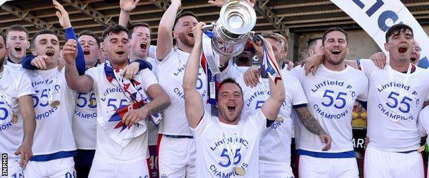 Linfield's title win in May was the 55th in the club's history