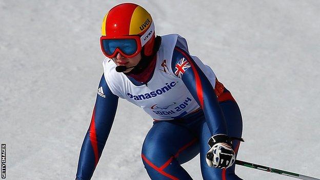 Paralympic skier Kelly Gallagher