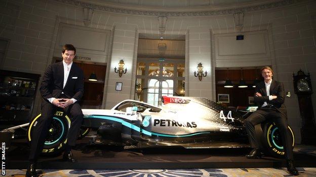 Toto Wolff and Sir Jim Ratcliffe