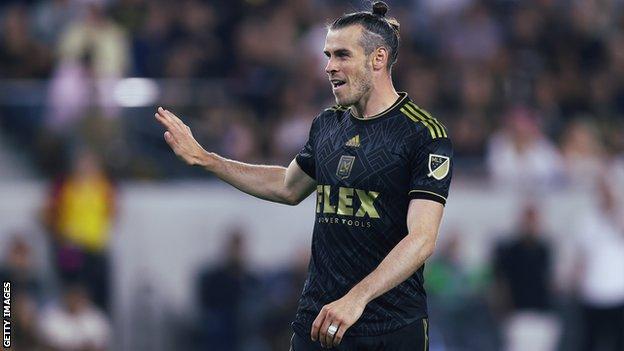 Gareth Bale scores solo goal for Los Angeles FC as Aaron Ramsey nets on  Nice debut - BBC Sport