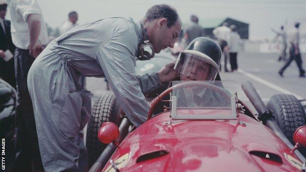 Stirling Moss and Mike Hawthorn