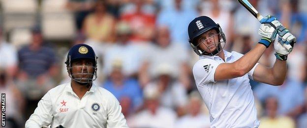 Jos Buttler made his Test debut against India in 2014, hitting 85 off 83 balls in Southampton