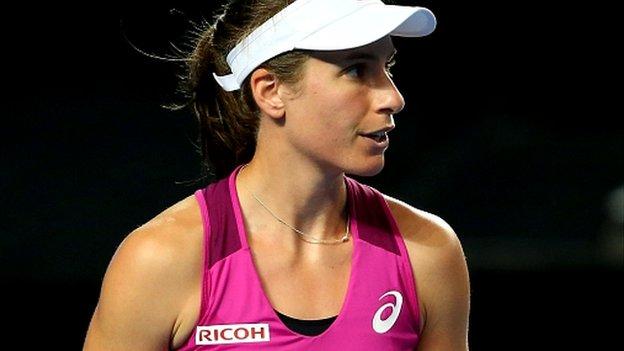 Australian Open 2016: Johanna Konta beats Denisa Allertova - BBC Sport