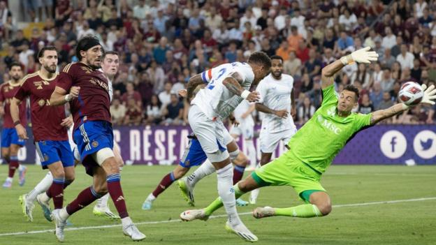 James Tavernier's header proved decisive arsenic  Rangers edged done  3-2 connected  aggregate