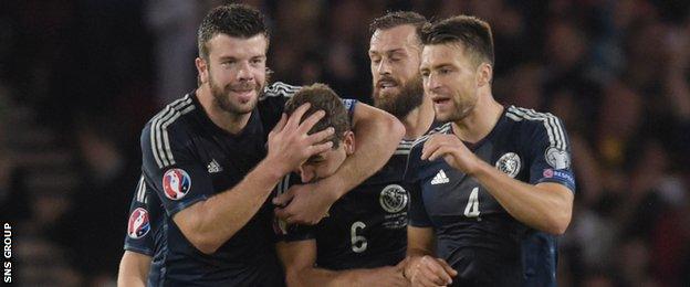 Scotland need at least four points from the two matches to have a chance of reaching the play-offs