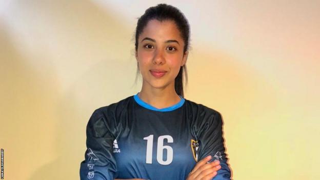 Lama Elshawarby a former captain of Egypt's national junior handball team