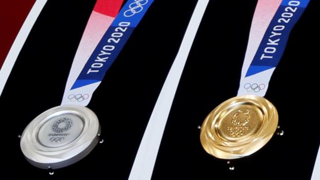 Tokyo 2020 Olympic medal design unveiled - BBC Sport