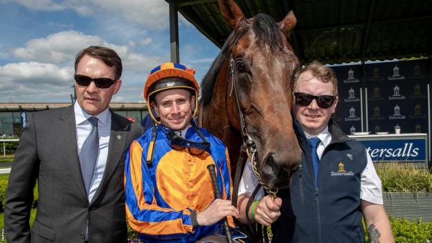 Aidan O'Brien and Ryan Moore with Paddington