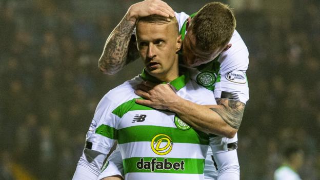 Kilmarnock 1-3 Celtic: Edouard and Griffiths score as visitors stay top