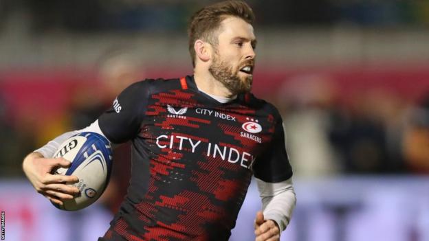 Elliot Daly in action for Saracens