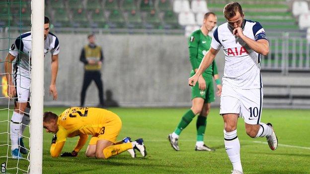 Tottenham Hotspur vs. Ludogorets Razgrad 2020: Europa League match