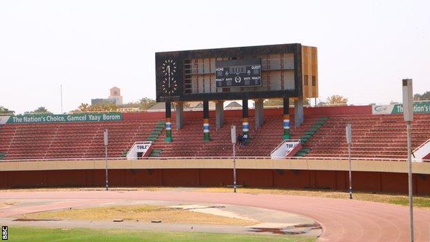 The Independence Stadium in Bakau, The Gambia