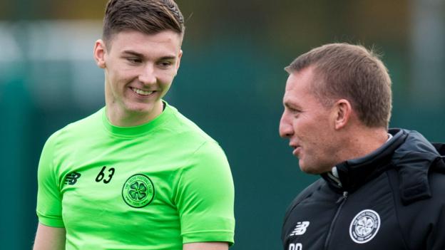 Celtic’s Kieran Tierney happy to repay Rodgers’ faith