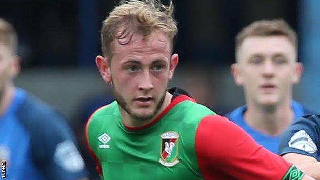 John Herron: Glentoran midfielder handed two-game ban over betting ...