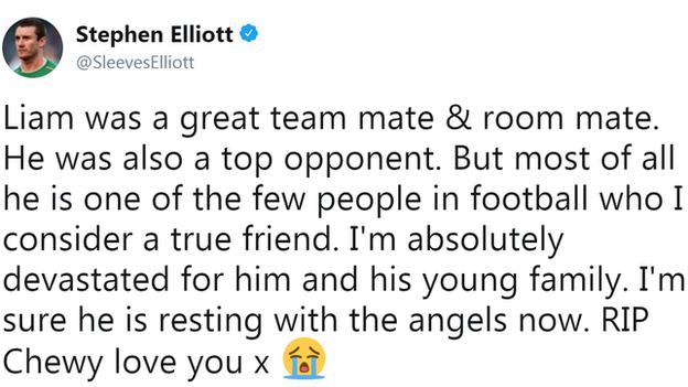Stephen Elliott tweet