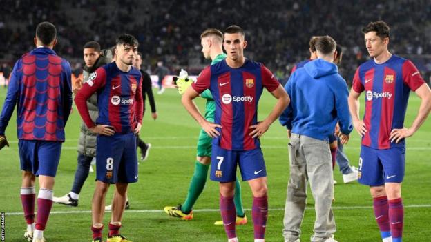 Barcelona react to defeat by Paris St-Germain