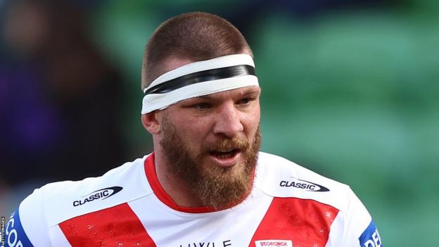 Josh McGuire was sent off on his debut for Warrington during their 22-10 win over Leigh on Saturday