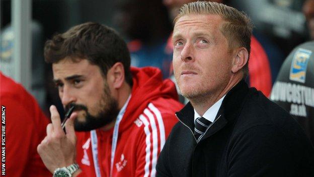 Pep Clotet (left) with Garry Monk