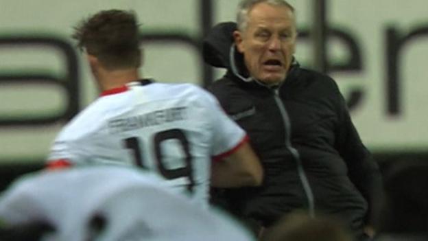 David Abraham: Frankfurt captain banned for barging opposition manager