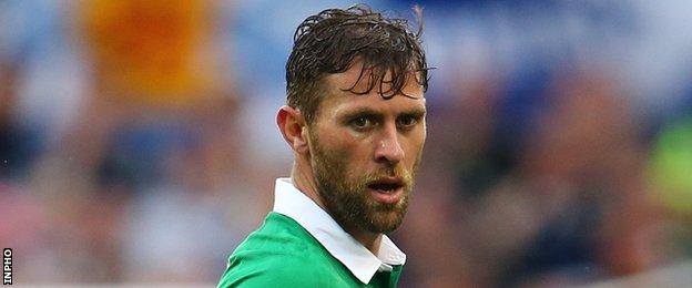 The Republic of Ireland's Ipswich striker Daryl Murphy