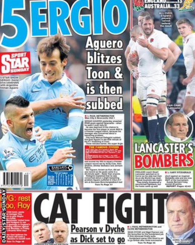 Daily Star Sunday back page