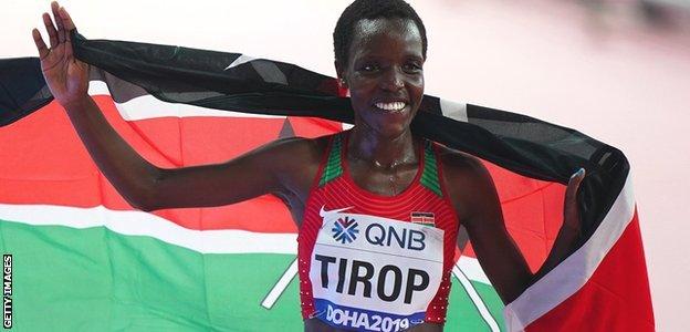 Agnes Tirop Doha 2019