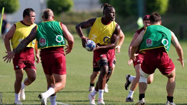 England players training