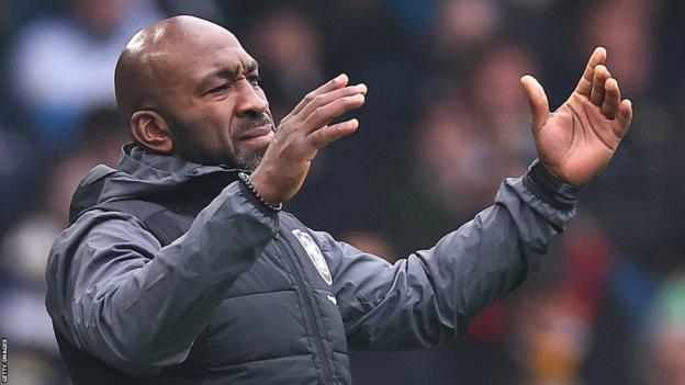 Darren Moore frustrated