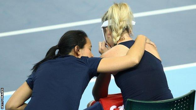 Anne Keothavong and Katie Boulter
