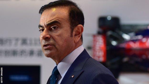Renault chairman and chief executive officer Carlos Ghosn