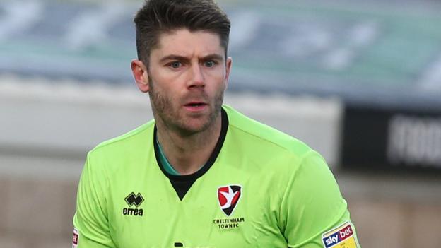 Scott Flinders: Cheltenham goalkeeper sidelined by broken leg - BBC Sport