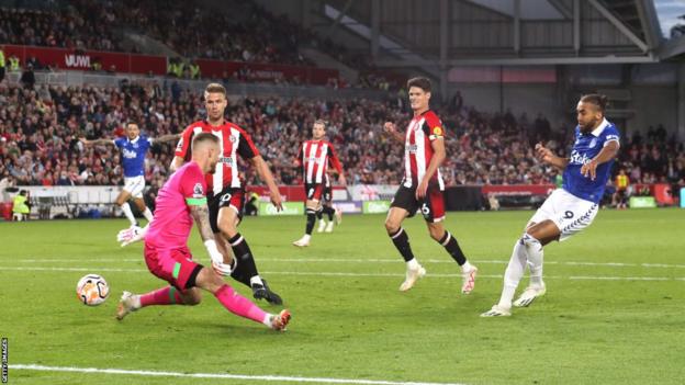 Dominic Calvert-Lewin scores for Everton