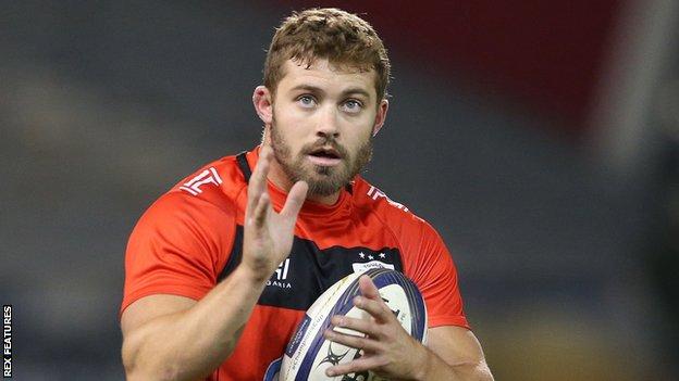 Leigh Halfpenny Wales Full Back Scores Try In Toulon Victory Bbc Sport 3043