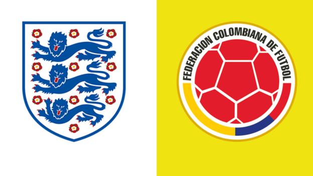 England v Colombia