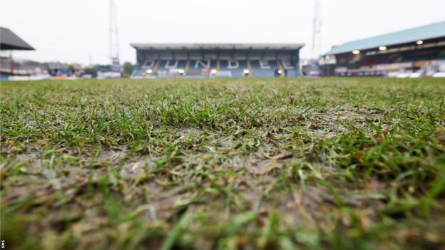 A general view of Dens Park