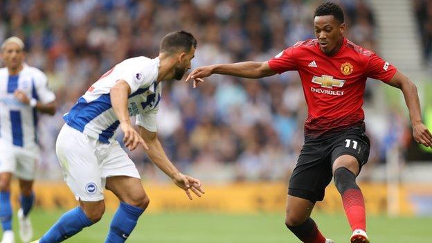 Anthony Martial (right)