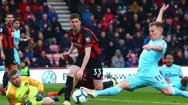 Bournemouth 2-2 Newcastle: Matt Ritchie volley rescues point for Magpies. - BBC Sport