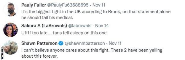 Boxing fans on Twitter react to Khan-Brook, with one saying 